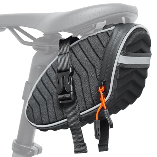 Pochette de selle de vélo rigide étanche pour le VTT