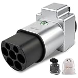 GUWIEYG Type2 to 3 Pin Adapter, Type2 to UK 3 Pin for Electric Motorcycles and E-Bikes, Type2 EV Charger or Type2 Charging Station Adapter