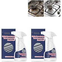 RAINPOT Rust Remover Spray for Metal 2026, Highly Concentrated Rust Remover for Steel Copper Stainless Steel, Heavy Duty Rust Stain Remover Spray No Scrubbing, Fast Acting 4 fl oz 2PACK