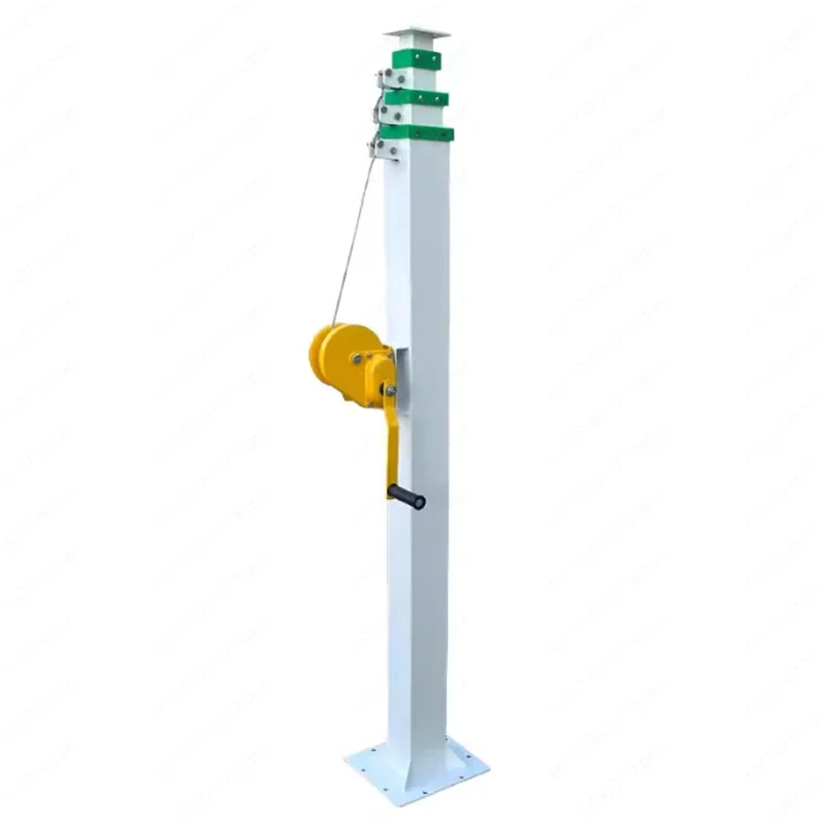Hand Lift Monitoring Pole Custom Manual Telescopic Mechanical Winch Lift Mast(Manual joystick-7m)
