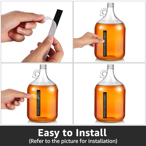 Beer Brewing Thermometer Tape Aquarium Thermometer Strip Fish Thermometer Strip Kombucha Fish Thermometer Strip for Fish Tank /Kombucha 39℉ to 97℉ and 4℃ to 36
