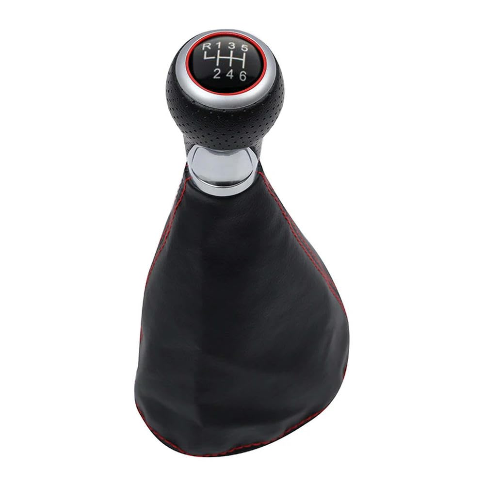 GZNBB Car Manual Gear Shift Knob Boot Cover Gaiter Lever Shifter Handle Stick, for Seat Ibiza 1996-2001