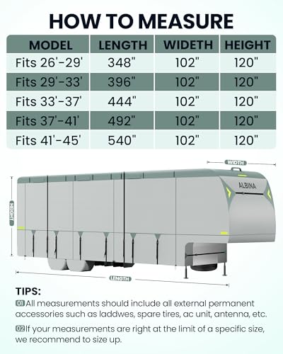 Albina 805154 300D Oxford 5Th Wheel Rv Cover thumb #5