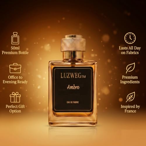 Image of Ambre 50 ml Luxury Perfume (Amber) | Long Lasting Unisex Fragrance | Premium Rich Amber Scent for Men & Women | Strong Deep Signature Perfume | Ideal Gift Option