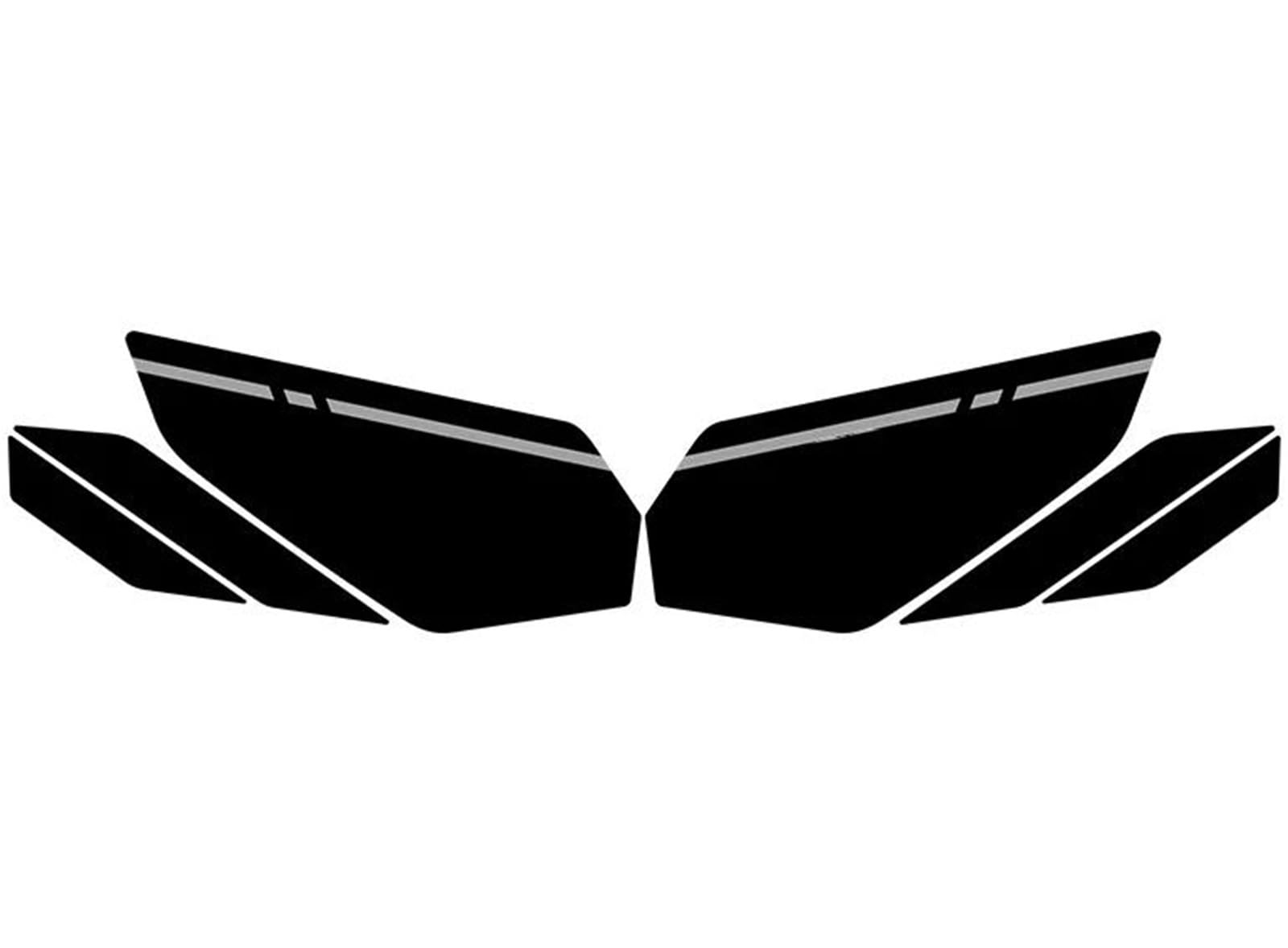 Dtsgcx Color8 Motorcycle Body Fairing Sticker Tank Pads Gas Grip Traction Protector For Ninja 400(Color8)