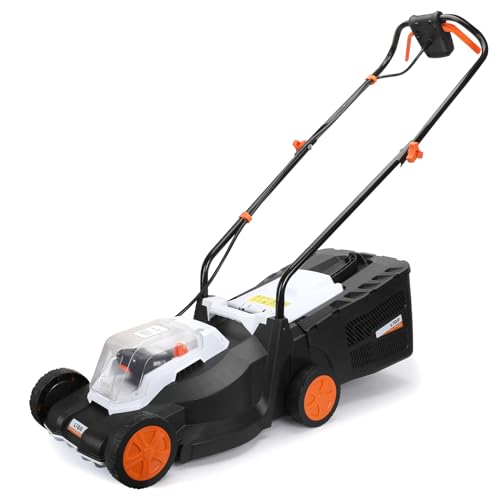 LIGO 20V Cordless Lawnmover, 33cm Cutting Width, 25L Grass Bag...