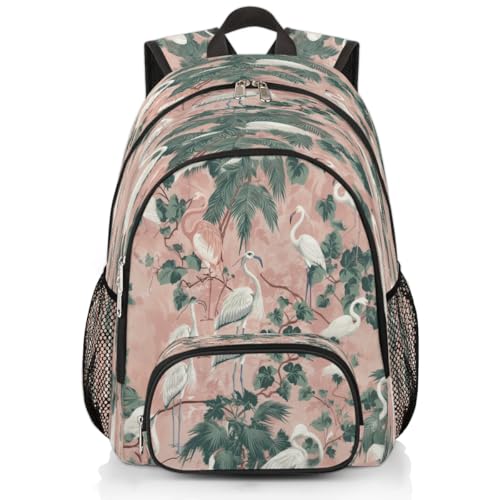 Sac à dos de randonnée et voyage aux motifs tropicaux exotiques