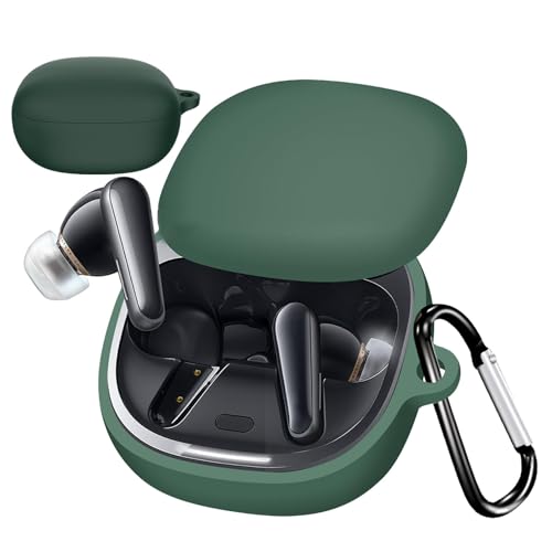 Iniayoh For Anker Soundcore Liberty 4 ケース Anker Soundcore Liberty 4 専用 ケース にはカラビナが装備されており紛失防止、傷つきにくい 柔らかなシリカゲル、耐衝撃 超薄型 防水防塵 落下防止