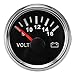 Volt Meter Gauge 8-16 Volts de caravane Voltmètre Marine Noir