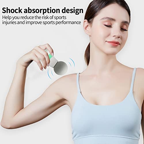 Upgrade 2.0In*4.5In - Mini Electric Handheld Massager Wand, Powerful 6 Speed Vibration Modes,Cordless Handheld And Portable,Suitable For Shoulder,Neck And Back Massage-White #TOP1