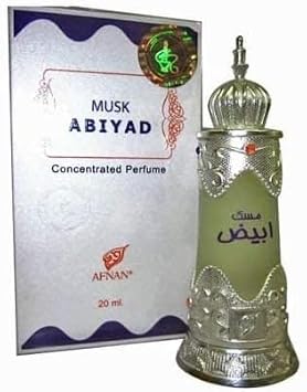 Afnan MUSK ABIYAD Concentrated Perfume Oil, Attar Oil CPO 20 ML