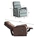BONZY Lift Recliner Contemporary Power Lift Chair Soft and Warm Fabric with Remote Control for Gentle Motor, Chocolate