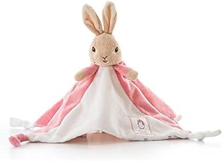 Official Beatrix Potter Flopsy Bunny Comfort Blanket - Peter Rabbit Soft Toy Comforter