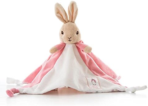 Official Beatrix Potter Flopsy Bunny Comfort Blanket - Peter Rabbit Soft Toy Comforter