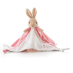 Official Beatrix Potter Flopsy Bunny Comfort Blanket – Peter Rabbit Soft Toy Comforter