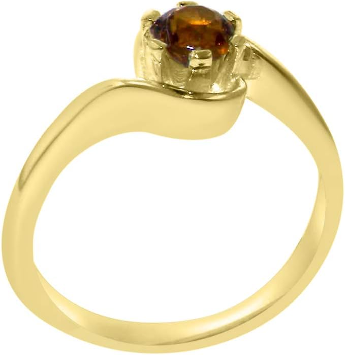 ラッキー スター リング シトリン 天然ダイヤモンド プラチナ900 シトリン（種類（宝石）ダイヤモンド）（指輪・リング