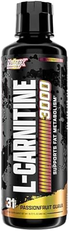 Nutrex Research Liquid Carnitine 3000 | Premium Liquid Carnitine, Stimulant Free (Passionfruit Guava)