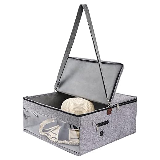 New Improved Hat Box and Hat Travel Case, Easy Foldable Hat Storage Box, Stackable Hat Boxes for Women Storage, Hat Boxes for Men, Cowboy Hat Box for Travel, Hat Storage Organizer and Travel Hat Box