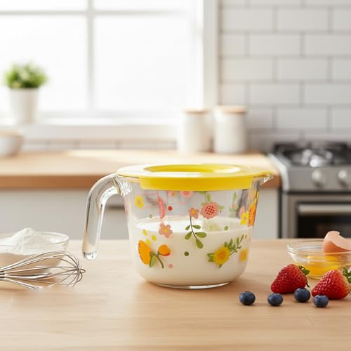 Tazas medidoras jarras de 500ml con asa y escala doble para un vertido preciso de ingredientes 3