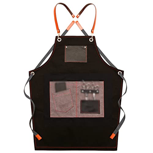 Tablier de chef FELLIN marron idéal pour cuisine de maison et barbecue