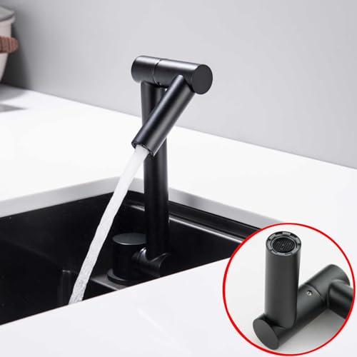 Robinet de cuisine pliable rotatif 360 avec commande indépendante - 6
