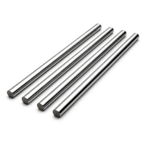 Image of 8mm x 500mm Stainless Steel Rod, Solid Round Bar for DIY, Fabrication, Welding and Industrial Use, Pack of 2