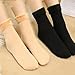 HUBGFEQ 5/1Pairs Women Winter Thicken Warm Short Socks Thermal Cashmere Wool Socks Nylon Snow Velvet Boots-Black-4 Pairs
