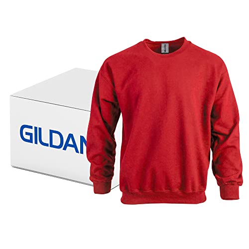 Image of Gildan Unisex Adult Fleece Crewneck Sweatshirt, Style G18000, Multipack