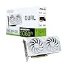 ASUS Dual NVIDIA GeForce RTX 5060 Ti 16GB GDDR7 OC White Edition – Carte Graphique (PCIe 5.0, DLSS 4, HDMI 2.1b, DisplayPort 2.1b, 2.5-Slot, Ventilateurs axiaux, Technologie 0dB, Dual BIOS)