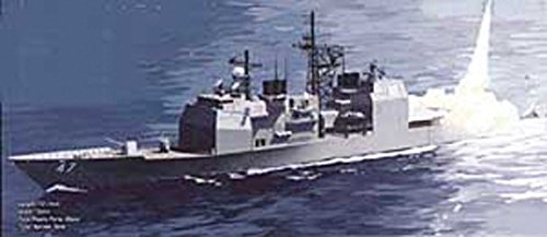 USS Ticonderoga CG-47 Hobby Boss Maquette de bateau : Assemblage facile sans défaut d'ajustement