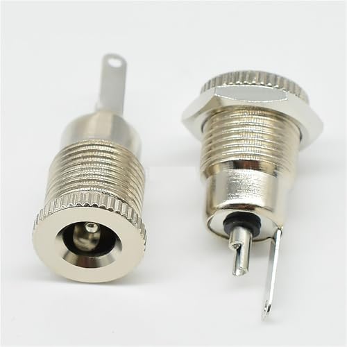 Evita cortes de energía con el conector hembra DC-099 metálico de 5,5 x 2,1 mm para panel 2