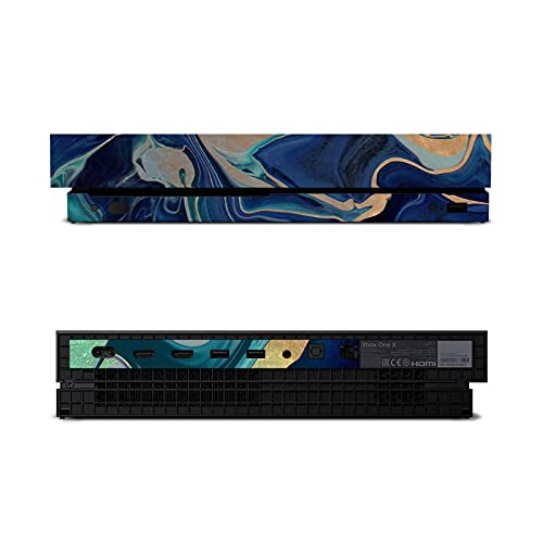 Xbox One X vinyle autocollant Monika Strigel Indigo Mix Art
