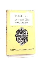 The Principle of Population; An Essay On Population Volume I B008FS3IT4 Book Cover