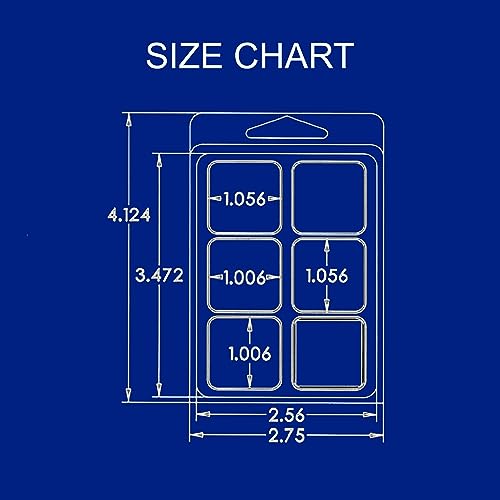 Candlecopia Vanilla Hazelnut Strongly Scented Hand Poured Vegan Wax Melts, 12 Scented Wax Cubes, 6.4 Ounces in 2 x 6-Packs