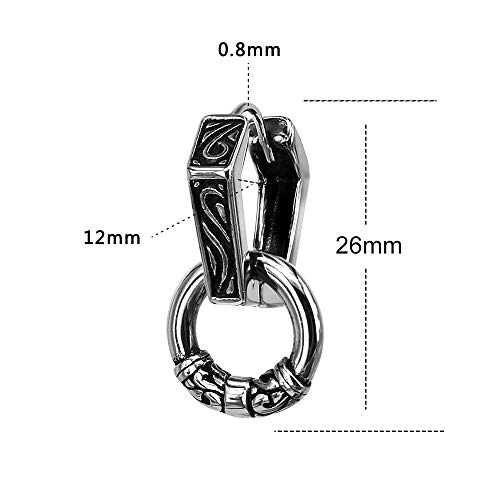 Pair Hexagon Circle Surgical Steel Earrings Unisex Vintage Gothic Punk Hoop Dangle Earrings For Women Men #TOP2