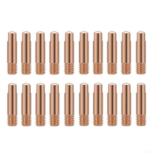 Lot de 20 têtes de contact en cuivre M6 x 24 mm 15AK MIGMAG pour une meilleure performance et longévité (0,9 mm)