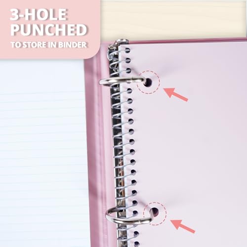 ONAVIA 1 Subject Spiral Notebook College Ruled 3 Pack, 200 Pages, Assorted by ONAVIA - Used condition - Image 6