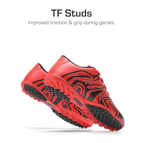DREAM PAIRS Boys Girls Indoor Turf Soccer Cleats Lace Up Athletic Youth Futsal Football Shoes for Little/Big Kid3