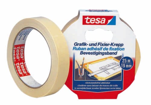 tesa Grafik- und Fixier-Krepp 25m:19mm