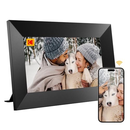 KODAK Digital Picture Frame, 32G 7 Inch WiFi Digital Photo Frame 1024x600 HD IPS Touch Screen, Auto-Rotate, Share Photos and Videos for Anywhere Anytime, Gifts for Friends and Family