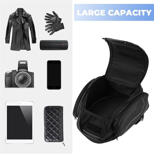 Bolsa trasero motocicleta impermeable PU para asiento y herramientas de CBR1000 7