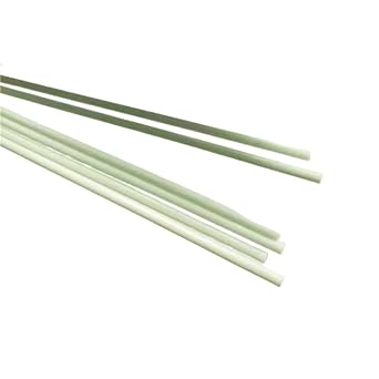 10pcs White Glass Fiber Bar, Dia 0.8-10mm Solid Fiberglass Rod, Length 50cm Round Fiberglass Solid Rod 1pc0.8x500mm