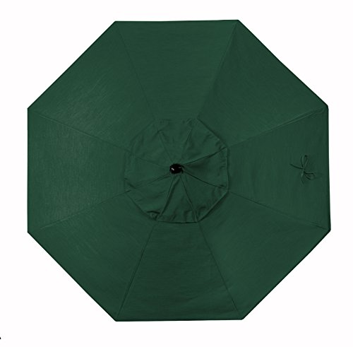 California Umbrella C908-5446 Housse Canopée 9' Rond Vert Forêt