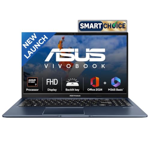ASUS Vivobook 15, Smartchoice, AMD Ryzen 7 5825U, 16GB RAM, 512GB...