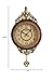 SHISEDECO Elegant, Traditional, Decorative, Hand Painted Modern Grandfather Wall Clock Fancy Ethnic Luxury Handmade Decoration, Swinging Pendulum for New Room or Office. Large. 29.5 Inch. Brown