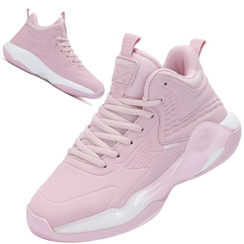 Image of Beita Basketball Shoes for Women High Upper Volleyball Shoes Fashion Sneakers Breathable Sports Shoes Anti Slip