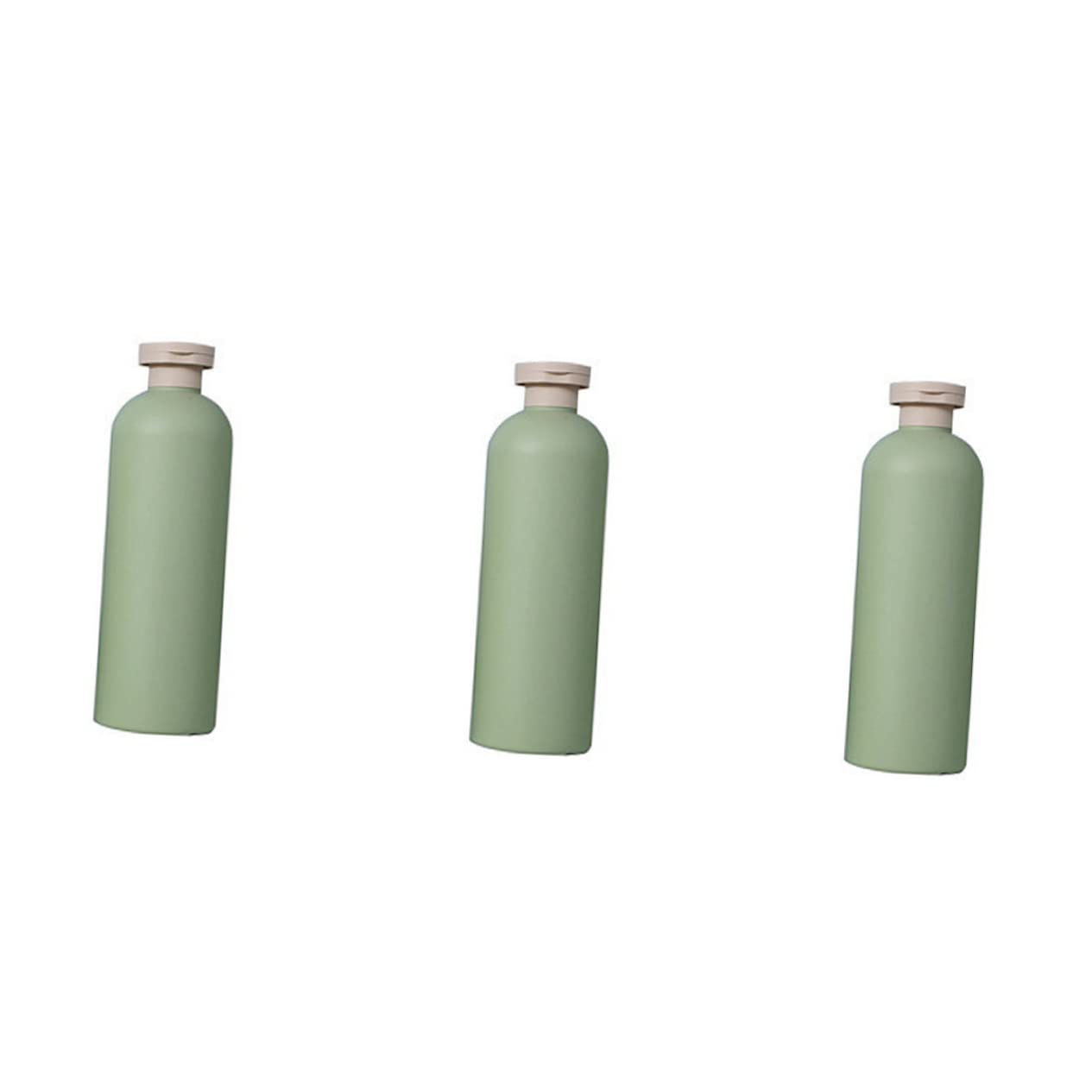 Cabilock Simple Sub Bottles Household Shower Gel Bottles 400ml Round Shoulder Flip Cap Leakproof Design