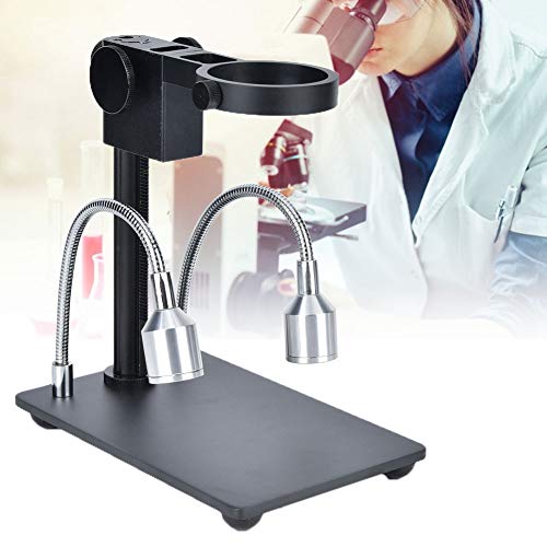Image of Oumefar Microscope Camera Stand 50mm Ring Aluminium Alloy Microscope Camera Bracket Support for Lab(NA)