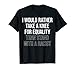 I would rather take a Knee for Equality Anti-Trump T-Shirt