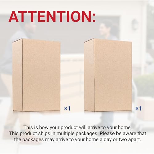Image of FLEXIMOUNTS 4x8 Overhead Garage Storage Rack, 2 Pack, White